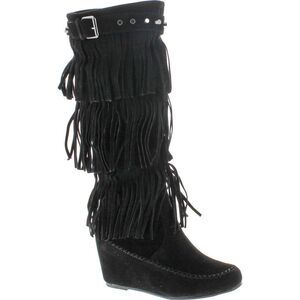 Nature Breeze Bridget-02Hi Black Womens boots 8.5 NEW